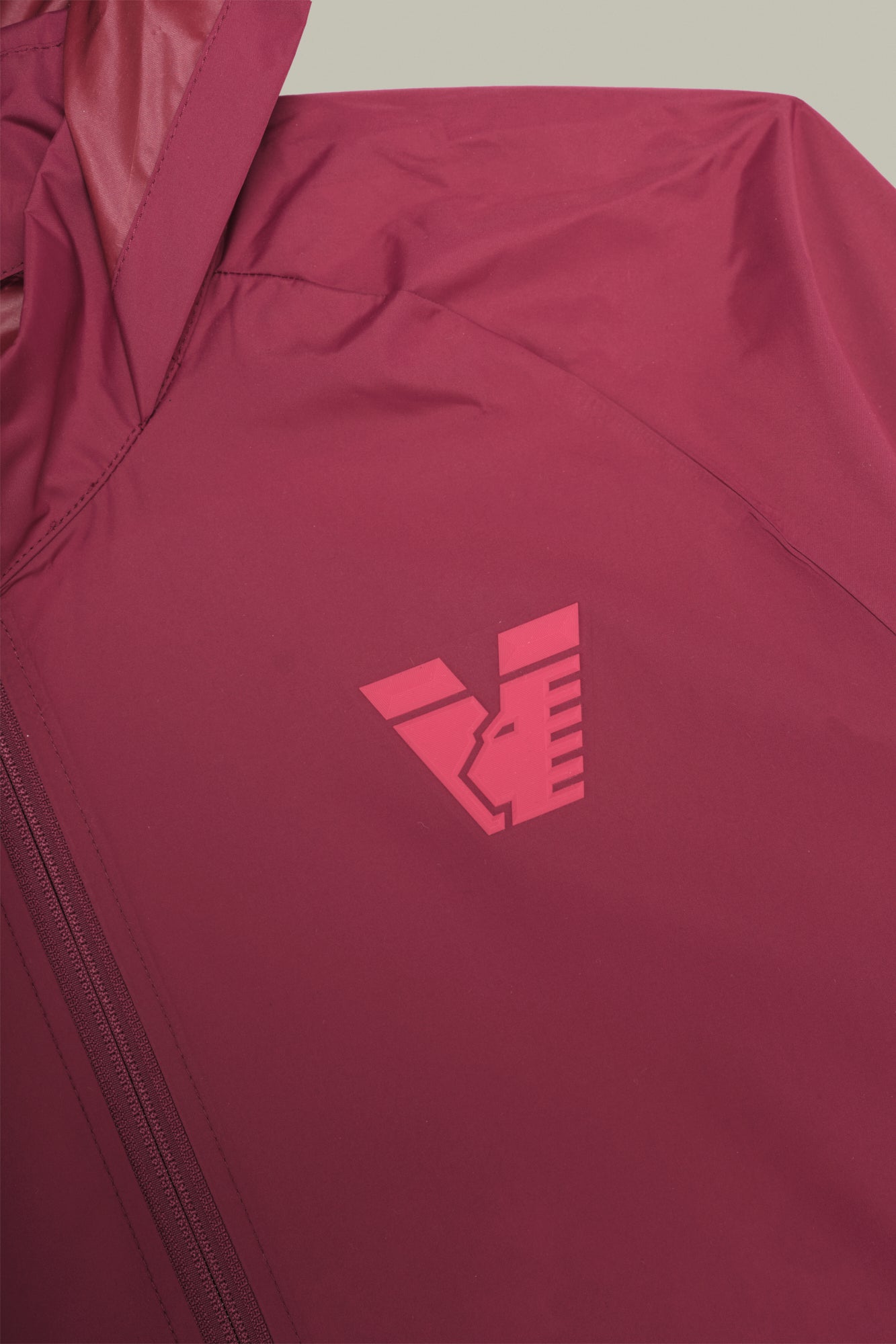 25/26 Training Rain Jacket Burgundy