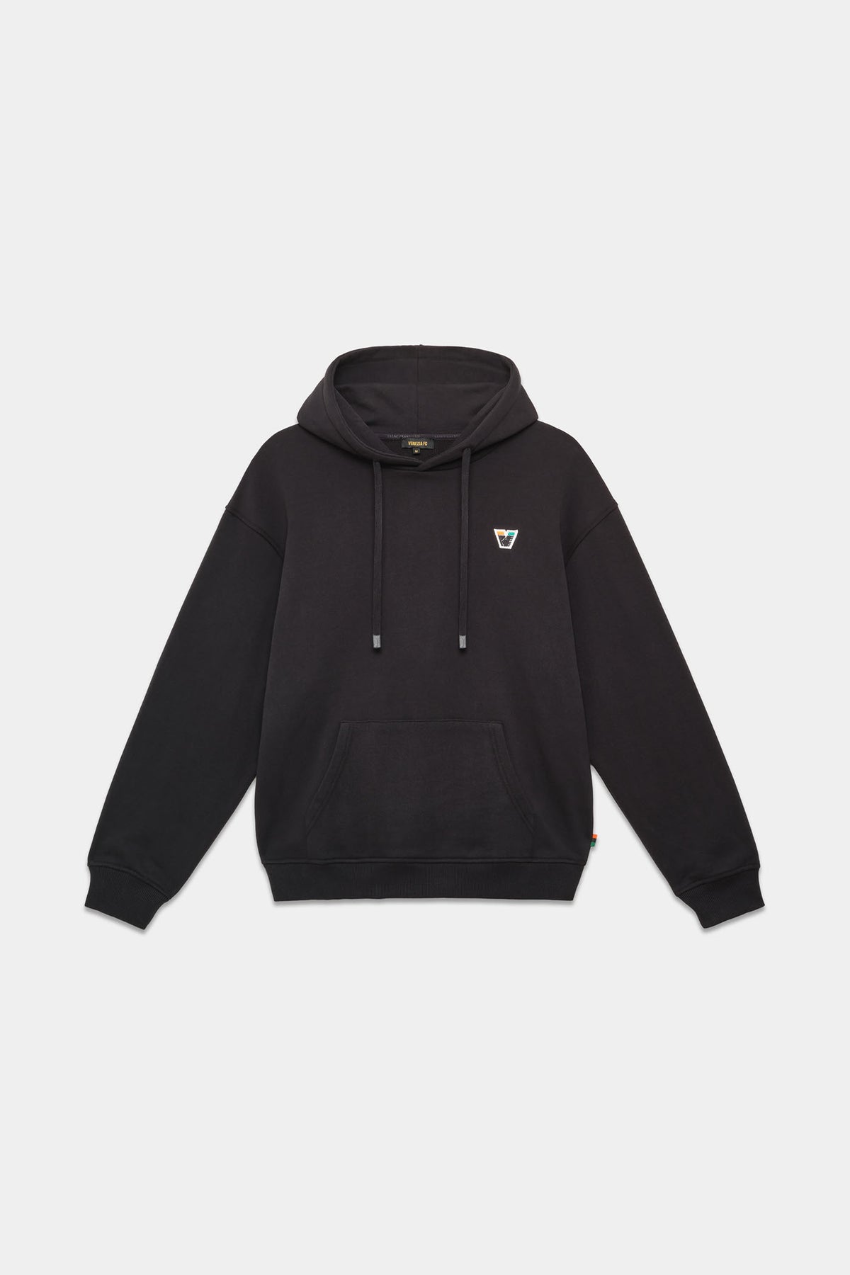 Logo Patch Hoodie Black