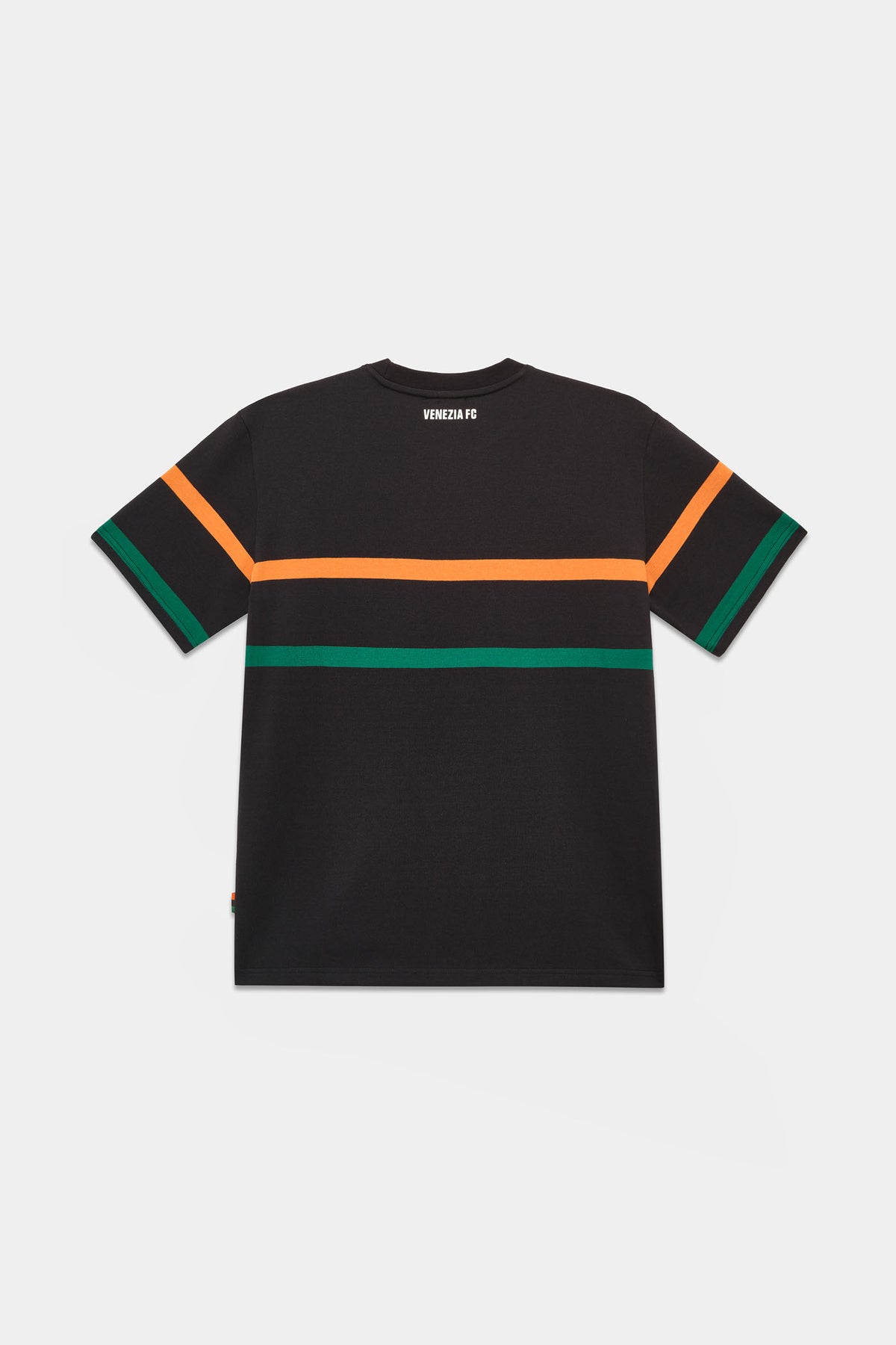 Logo Striped Tee Yarn-Dyed