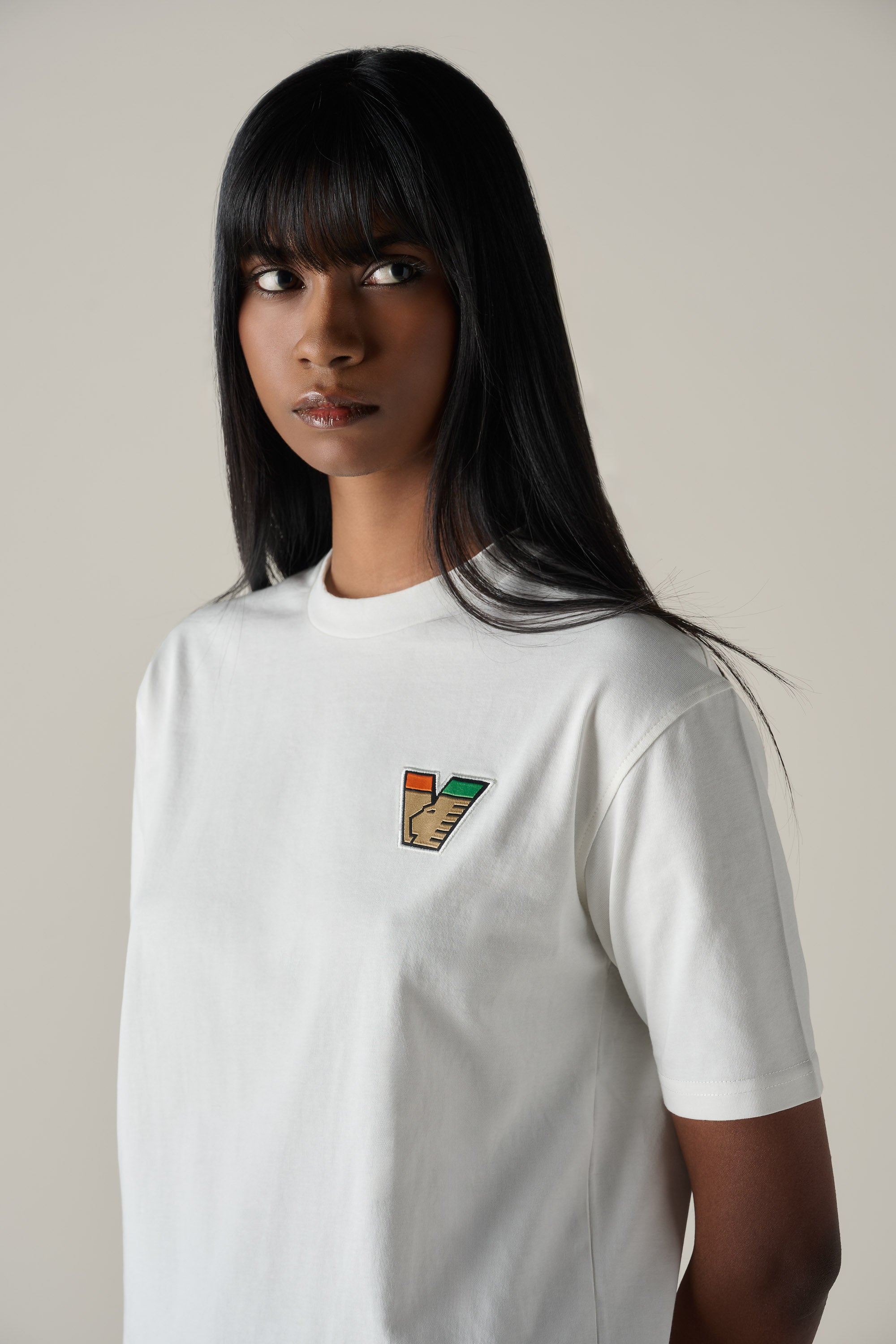 Logo Tee White