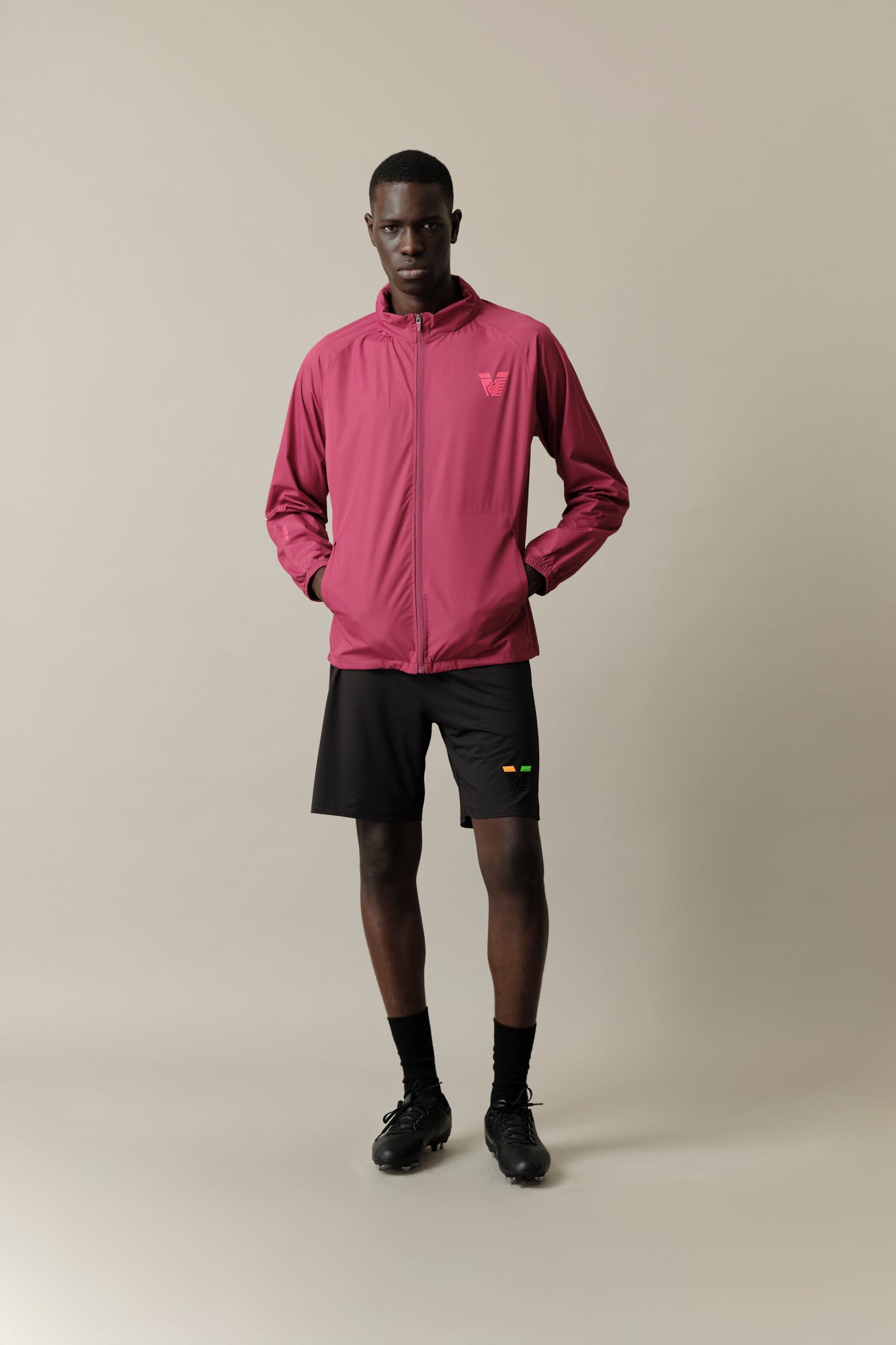 25/26 Training Rain Jacket Burgundy