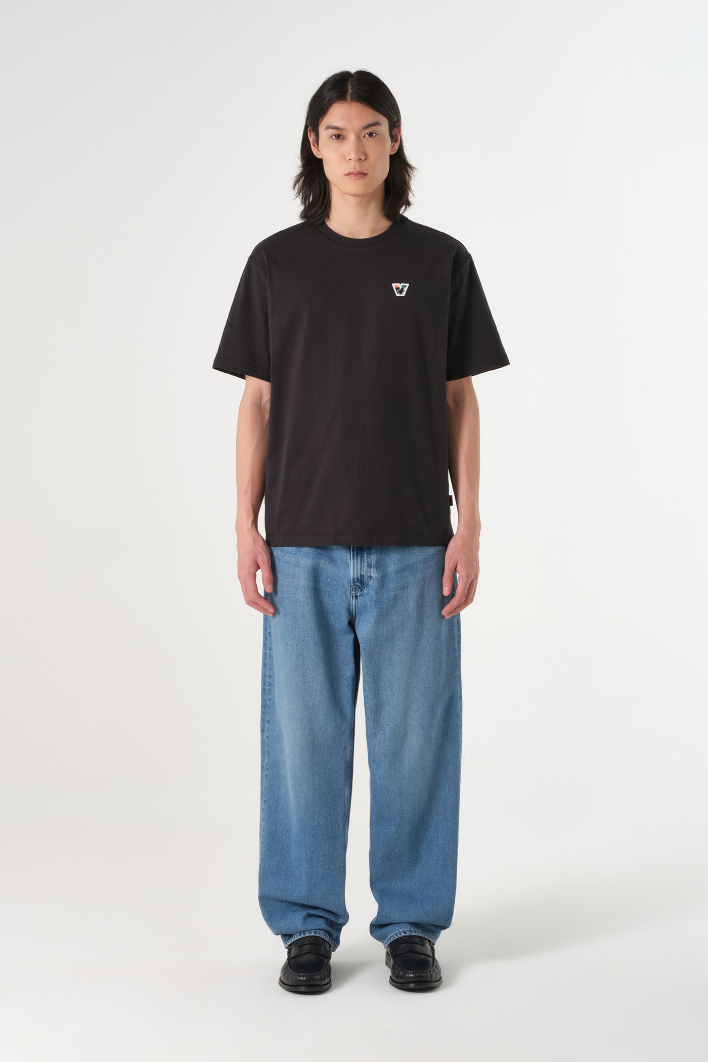 Logo Patch Tee Black