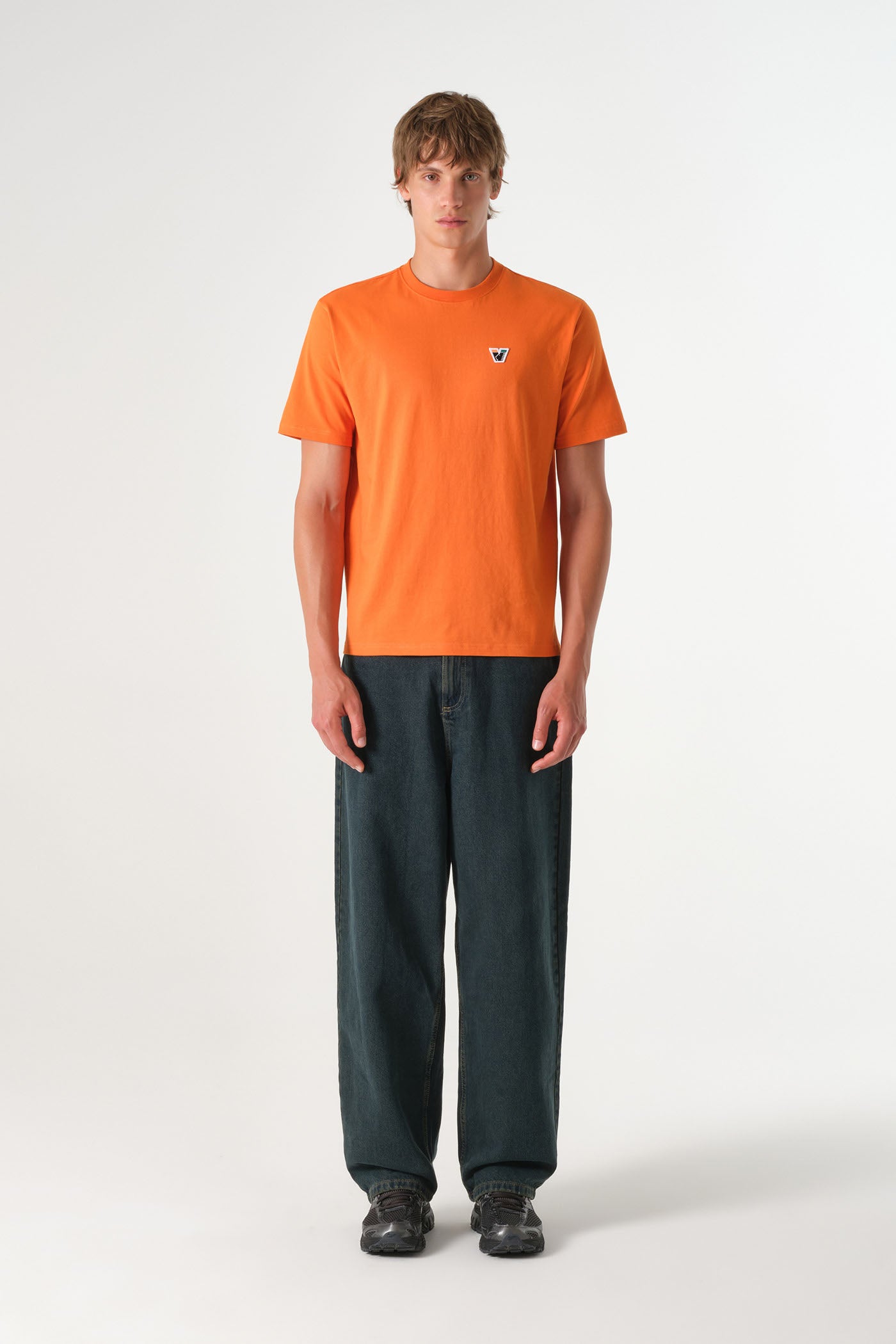 Logo Patch Tee Orange