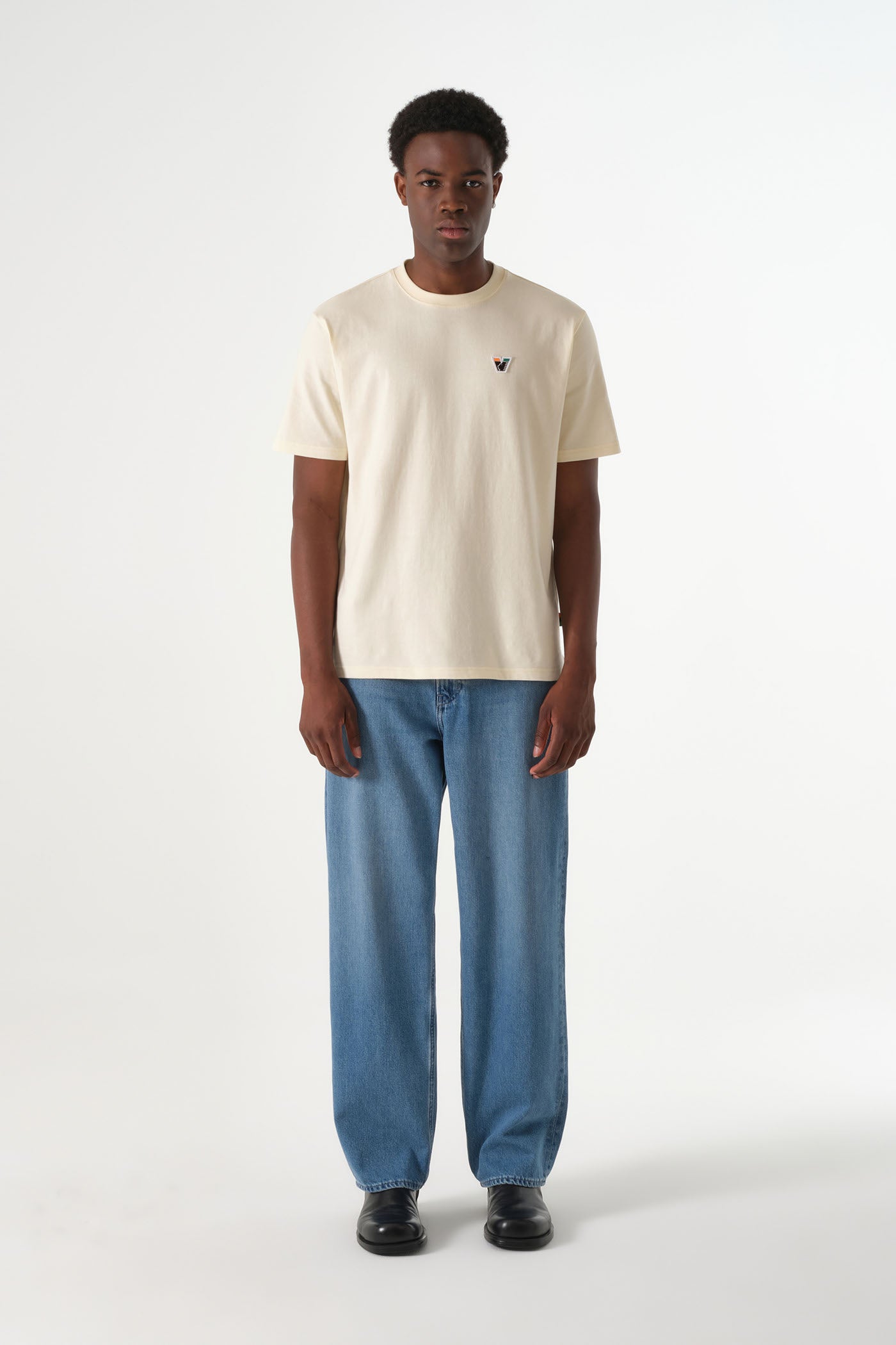 Logo Patch Tee White