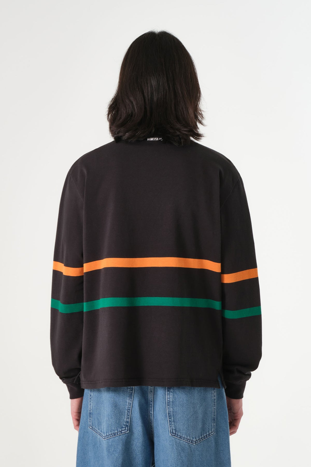 Logo Rugby Polo Yarn-Dyed