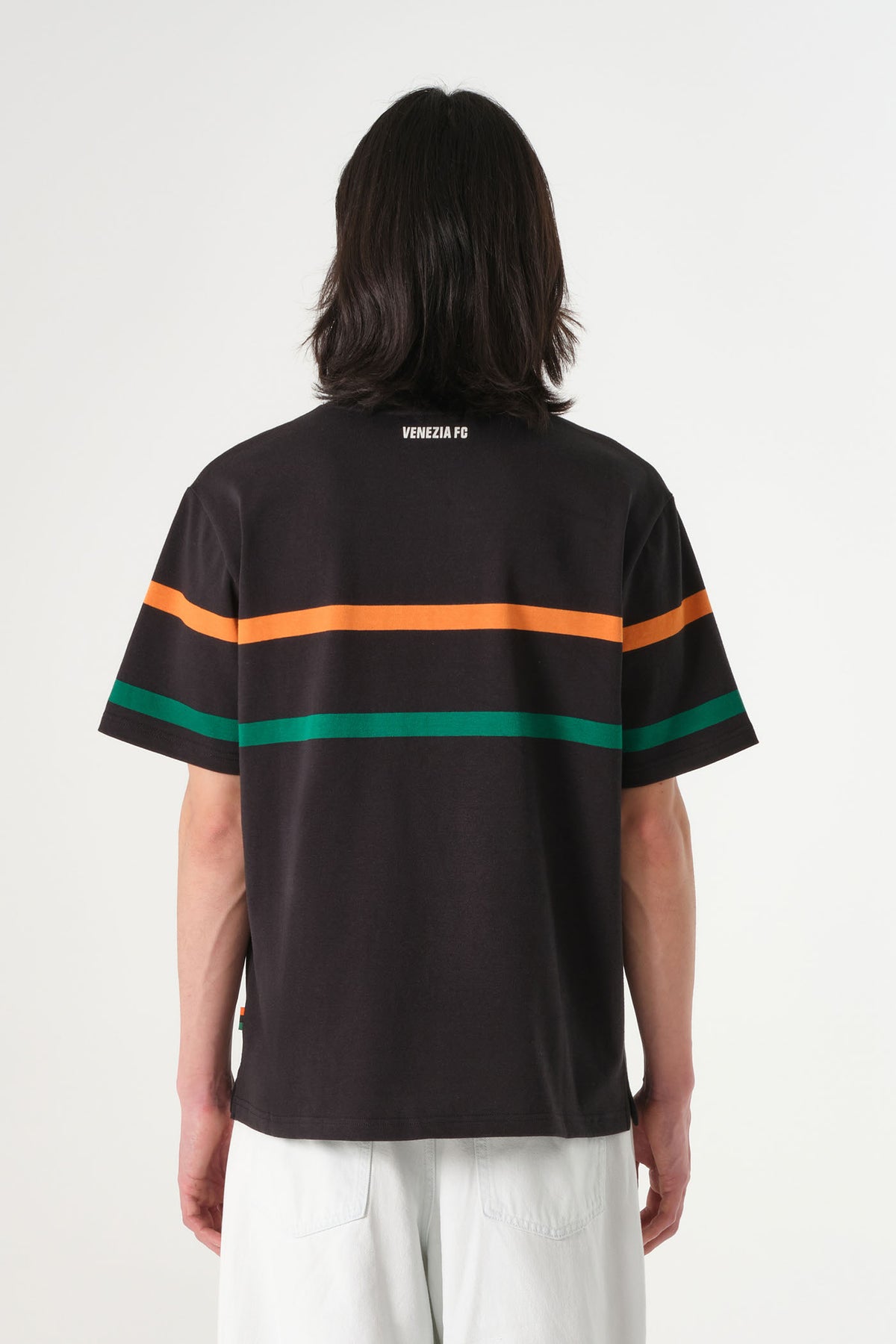 Logo Striped Tee Yarn-Dyed