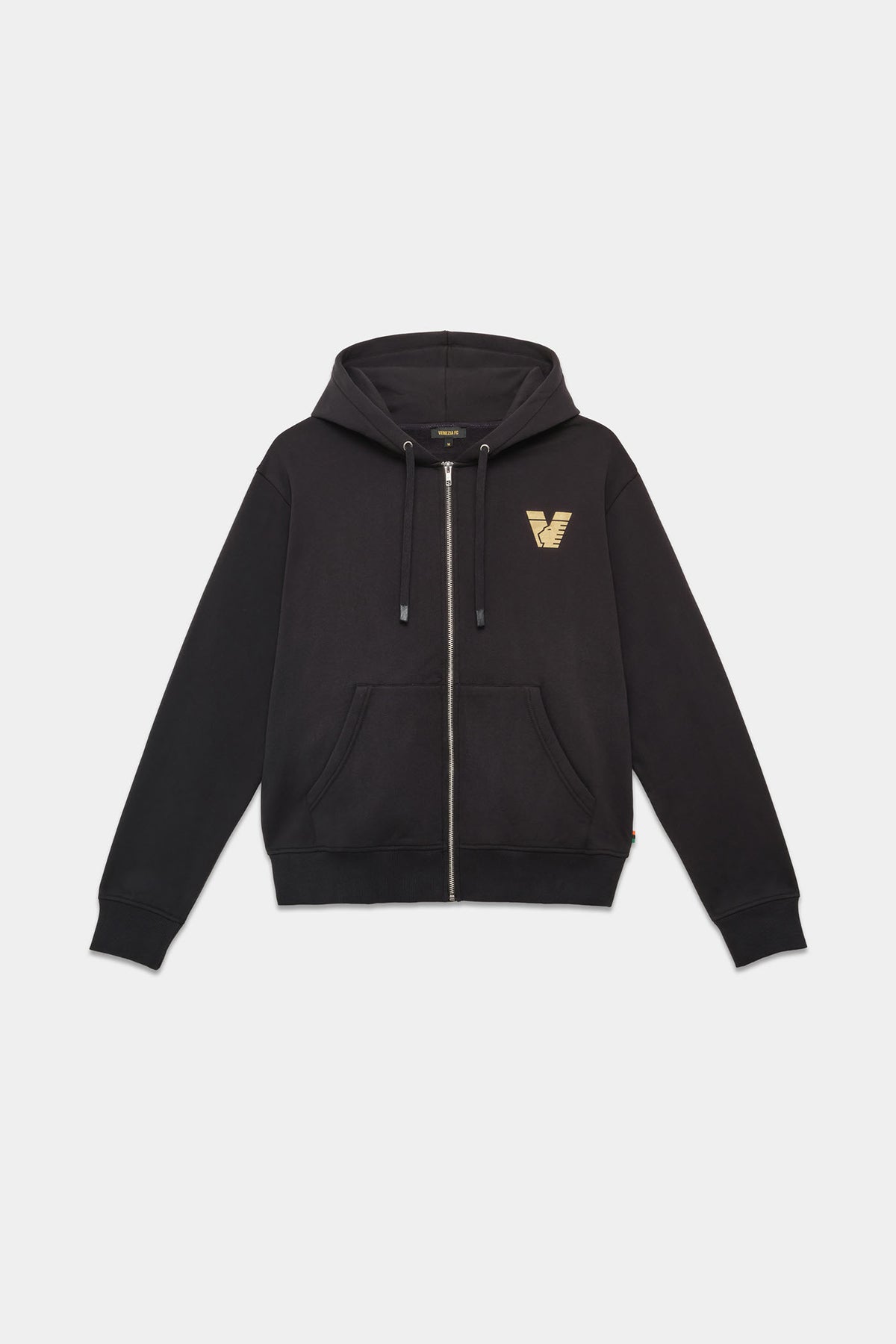Logo Zip-up Hoodie Black