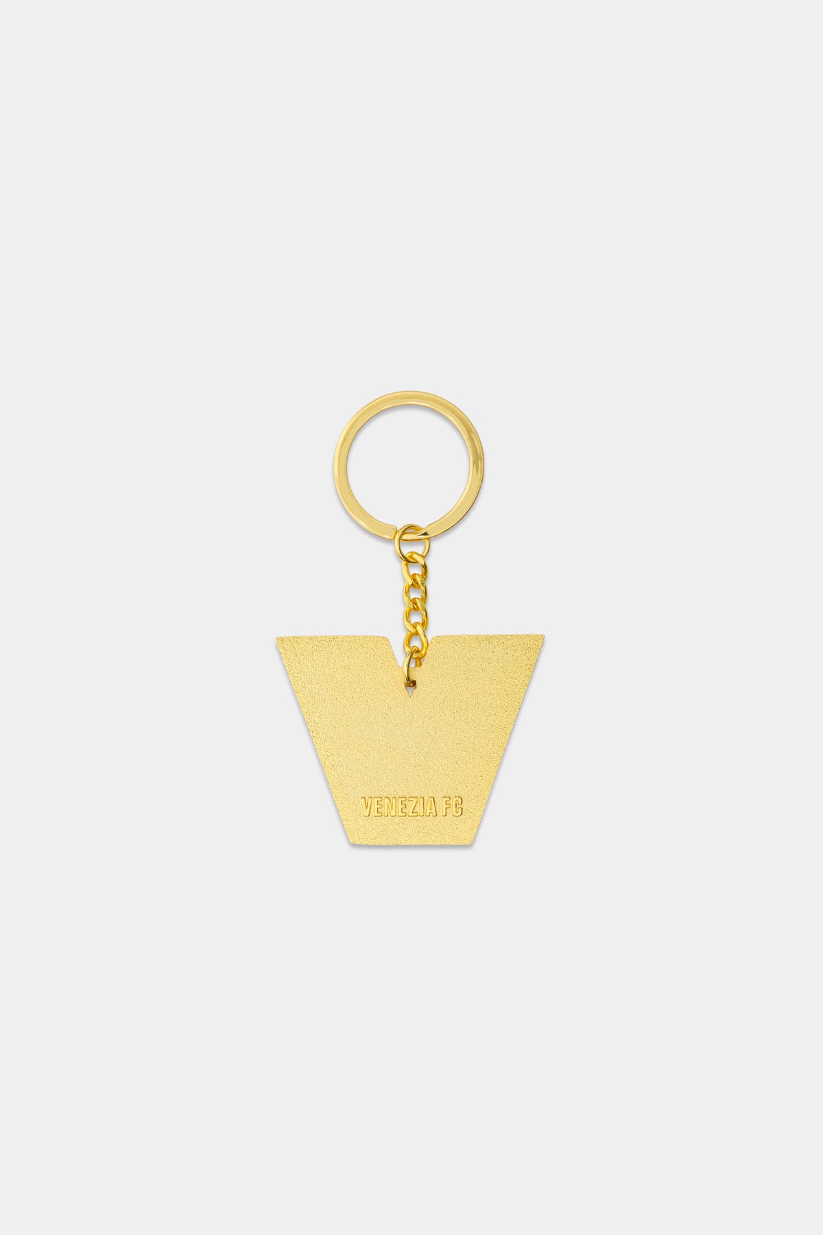 26/27 Logo Metallic Gold Keychain