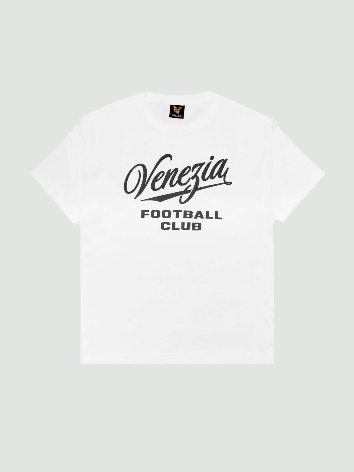 Venezia Football Club Script T Shirt - Bianca