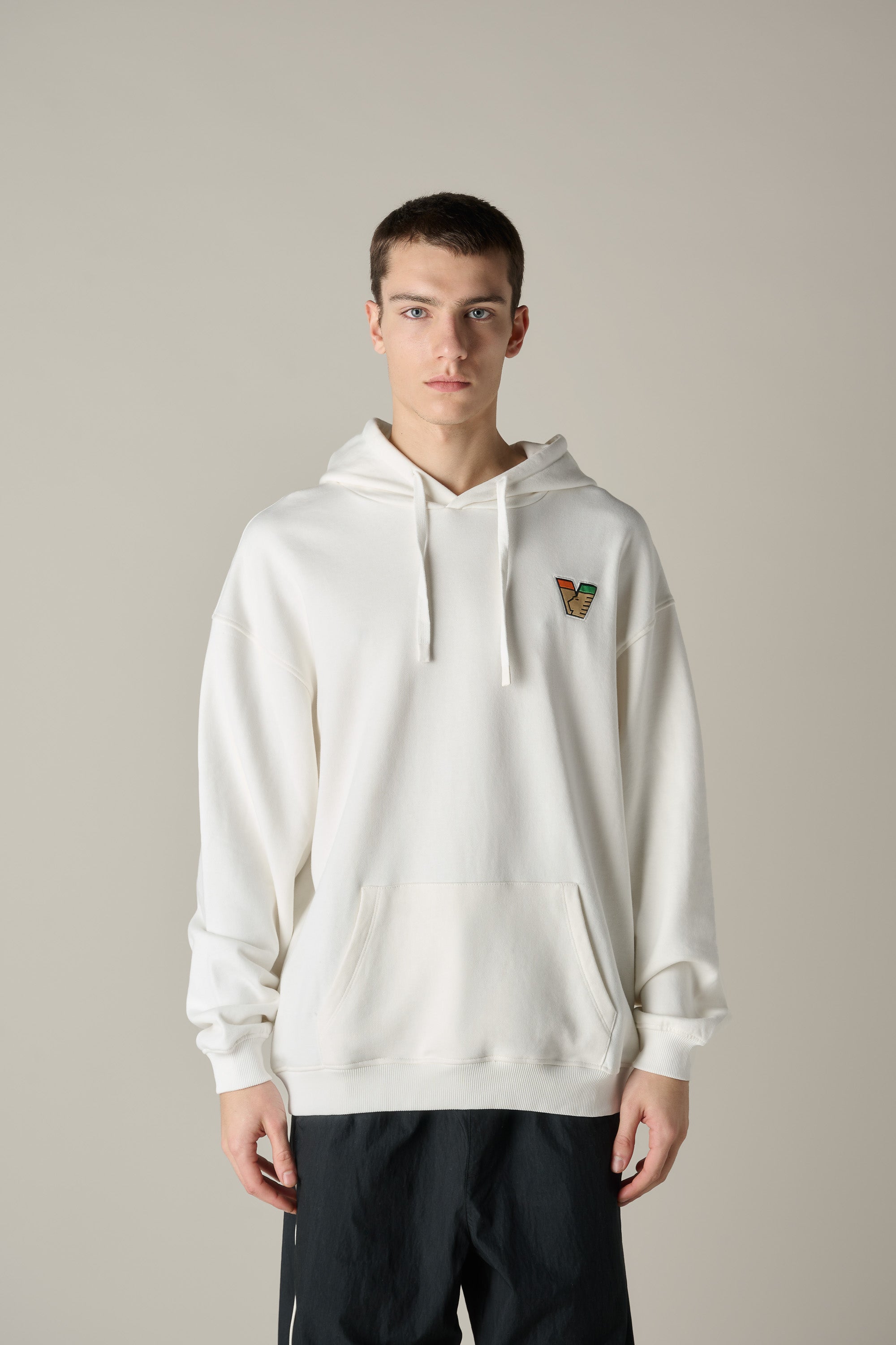 Logo Hoodie White